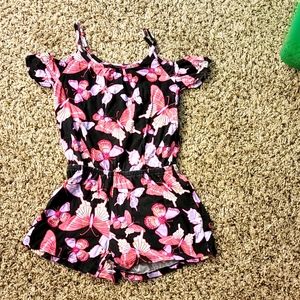 Black with pink and purple BUTTERFLY kid ropper